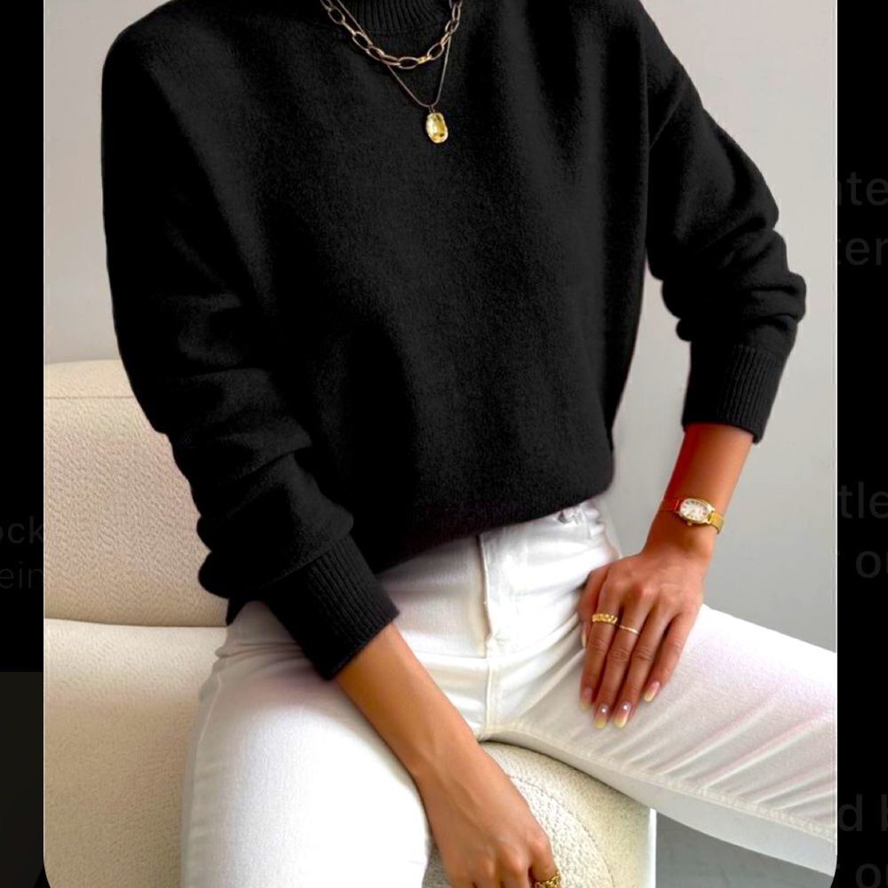 Black  oversized sweater